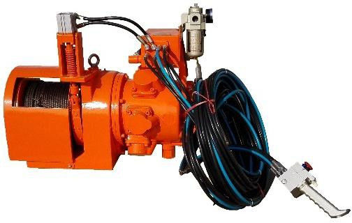 100 M To 500 M Drum Capacity JQH Series Air Winch