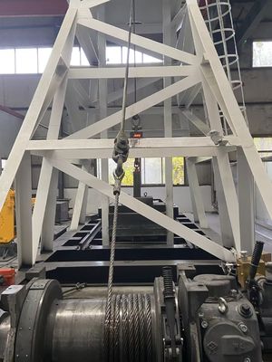 CJ9000F Hydraulic Logging Winch with 500ft Drum Capacity 10000 lbs Maximum Line Pull and 12 Months Warranty for Oilfield Usage